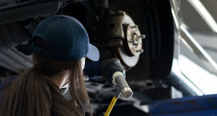 整備作業の様子